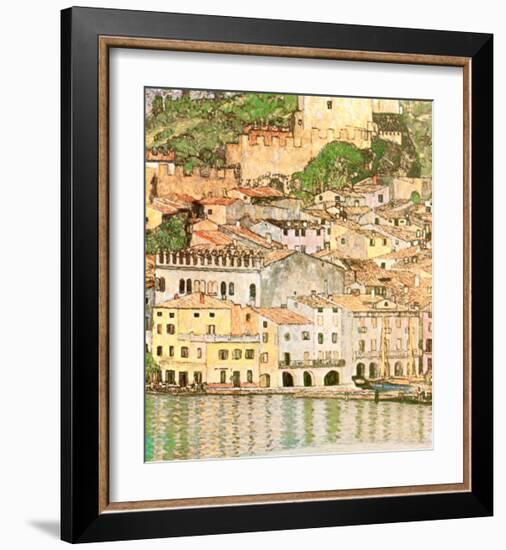 Malcesine sul Garda-Gustav Klimt-Framed Art Print