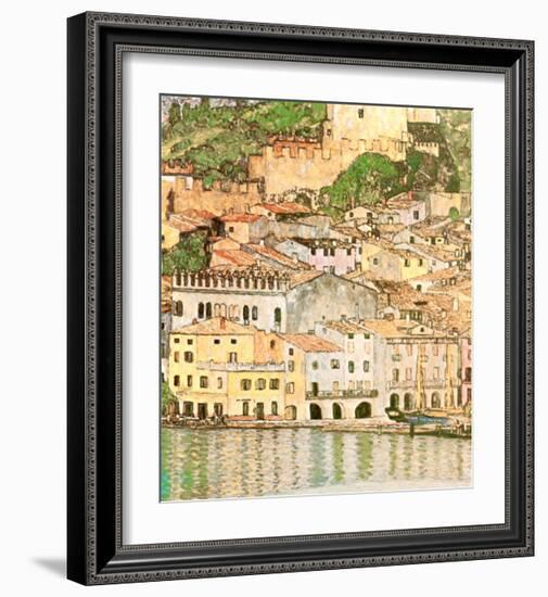 Malcesine sul Garda-Gustav Klimt-Framed Art Print