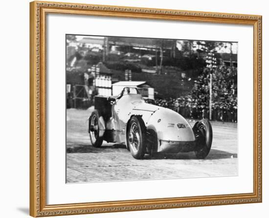 Malcolm Campbell in Bluebird, 1928-null-Framed Photographic Print