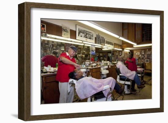 Malden Brothers Barber Shop-Carol Highsmith-Framed Art Print