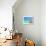 Maldive Water Villa Panorama-null-Art Print displayed on a wall