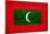 Maldives Flag Design with Wood Patterning - Flags of the World Series-Philippe Hugonnard-Mounted Art Print