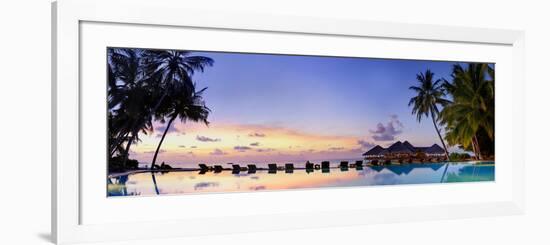 Maldives, Meemu Atoll, Medhufushi Island-Michele Falzone-Framed Photographic Print