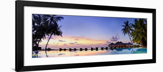 Maldives, Meemu Atoll, Medhufushi Island-Michele Falzone-Framed Photographic Print