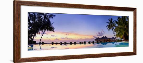 Maldives, Meemu Atoll, Medhufushi Island-Michele Falzone-Framed Photographic Print