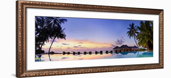 Maldives, Meemu Atoll, Medhufushi Island-Michele Falzone-Framed Photographic Print