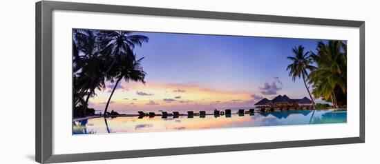 Maldives, Meemu Atoll, Medhufushi Island-Michele Falzone-Framed Photographic Print