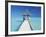 Maldives, Pier and Ocean-Peter Adams-Framed Photographic Print