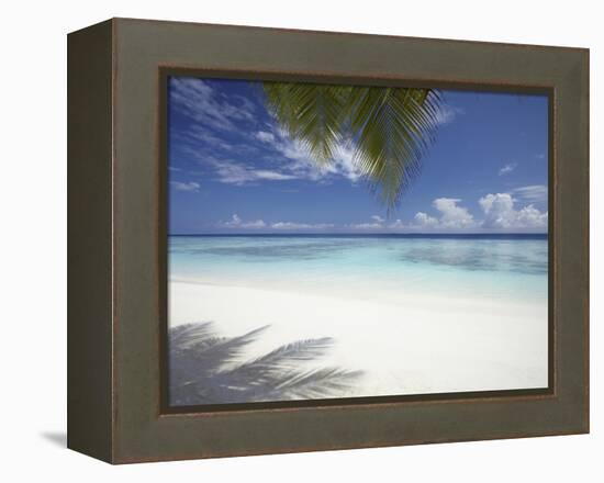 Maldives Tropical Beach, Maldives, Indian Ocean, Asia-Sakis Papadopoulos-Framed Premier Image Canvas