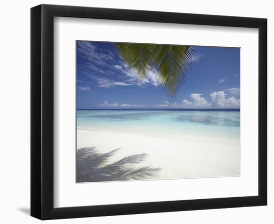 Maldives Tropical Beach, Maldives, Indian Ocean, Asia-Sakis Papadopoulos-Framed Photographic Print