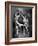 Male and Female Ballet Dancers Performing in Costume-null-Framed Photo