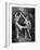 Male and Female Ballet Dancers Performing in Costume-null-Framed Photo