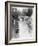 Male and Female Students Punting at Cambridge on the River Cam-Henry Grant-Framed Photographic Print