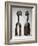 Male and Female Waja Masks, from Upper Benue River, Nigeria, 1850-1950-African-Framed Giclee Print