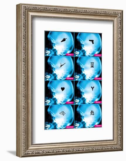 Male Brain-null-Framed Premium Giclee Print