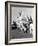 Male Cheerleaders in Action at Wisconsin-Marquette Football Game-Alfred Eisenstaedt-Framed Photographic Print