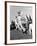 Male Cheerleaders in Action at Wisconsin-Marquette Football Game-Alfred Eisenstaedt-Framed Photographic Print