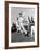 Male Cheerleaders in Action at Wisconsin-Marquette Football Game-Alfred Eisenstaedt-Framed Photographic Print