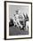 Male Cheerleaders in Action at Wisconsin-Marquette Football Game-Alfred Eisenstaedt-Framed Photographic Print