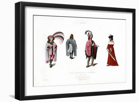 Male Dress, C1480-Henry Shaw-Framed Giclee Print