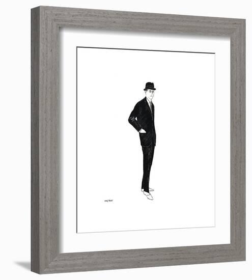 Male Fashion Figure, c. 1960-Andy Warhol-Framed Giclee Print