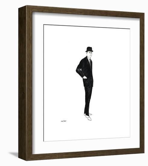 Male Fashion Figure, c. 1960-Andy Warhol-Framed Giclee Print