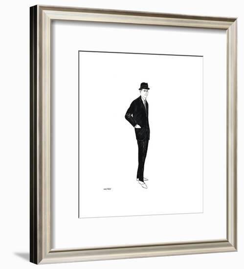 Male Fashion Figure, c. 1960-Andy Warhol-Framed Giclee Print