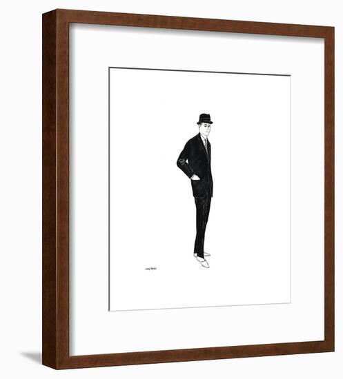 Male Fashion Figure, c. 1960-Andy Warhol-Framed Giclee Print