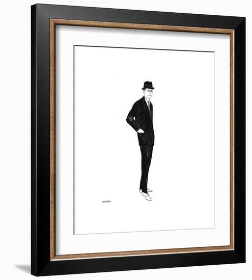 Male Fashion Figure, c. 1960-Andy Warhol-Framed Giclee Print