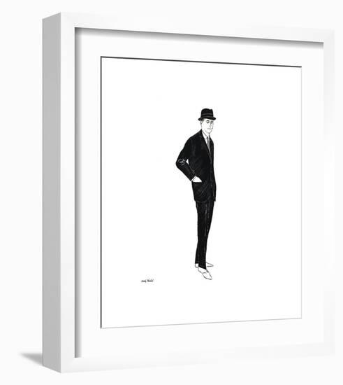 Male Fashion Figure, c. 1960-Andy Warhol-Framed Giclee Print