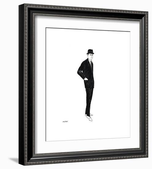 Male Fashion Figure, c. 1960-Andy Warhol-Framed Giclee Print