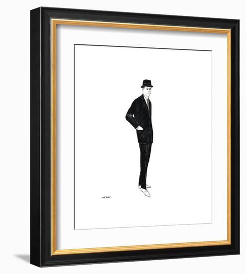 Male Fashion Figure, c. 1960-Andy Warhol-Framed Giclee Print