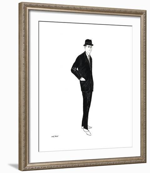 Male Fashion Figure, c. 1960-Andy Warhol-Framed Giclee Print