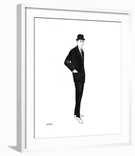 Male Fashion Figure, c. 1960-Andy Warhol-Framed Giclee Print