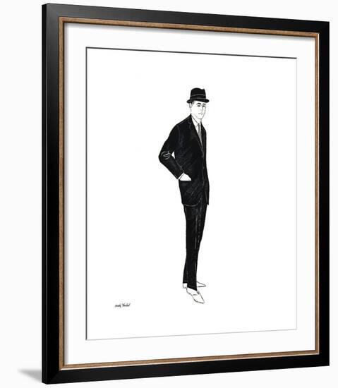 Male Fashion Figure, c. 1960-Andy Warhol-Framed Giclee Print