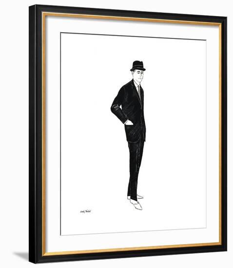 Male Fashion Figure, c. 1960-Andy Warhol-Framed Giclee Print