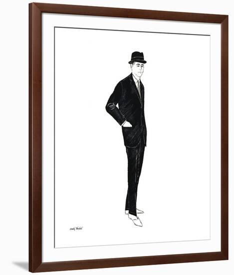 Male Fashion Figure, c. 1960-Andy Warhol-Framed Giclee Print