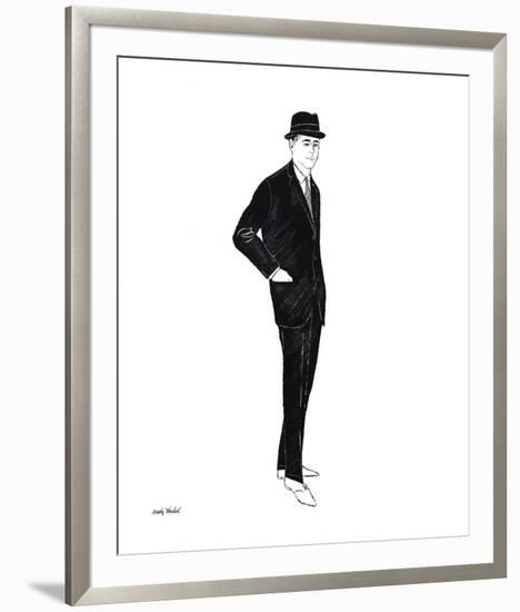 Male Fashion Figure, c. 1960-Andy Warhol-Framed Giclee Print