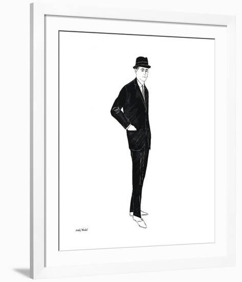 Male Fashion Figure, c. 1960-Andy Warhol-Framed Giclee Print