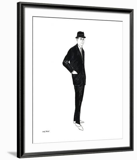 Male Fashion Figure, c. 1960-Andy Warhol-Framed Giclee Print