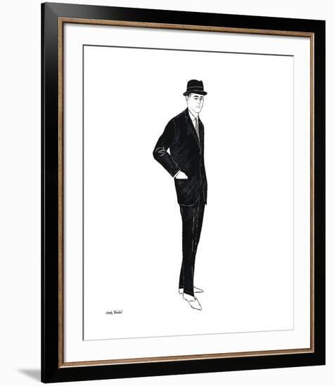 Male Fashion Figure, c. 1960-Andy Warhol-Framed Giclee Print