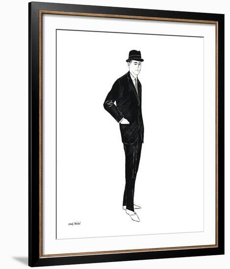 Male Fashion Figure, c. 1960-Andy Warhol-Framed Art Print