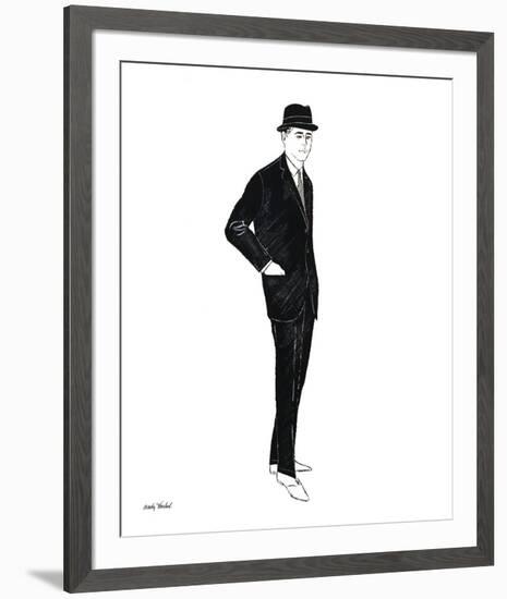 Male Fashion Figure, c. 1960-Andy Warhol-Framed Art Print