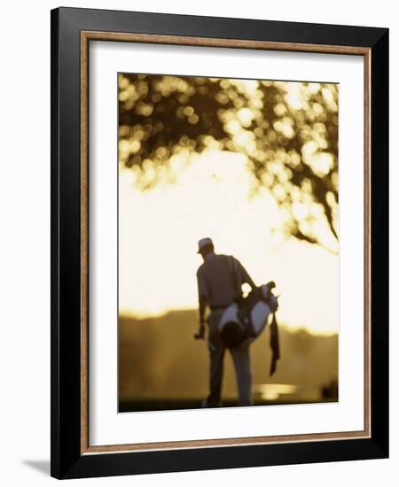 Male Golfer after Shooting a Round-Chris Trotman-Framed Photographic Print