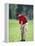 Male Golfer in Action-Chris Trotman-Framed Premier Image Canvas