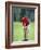 Male Golfer in Action-Chris Trotman-Framed Photographic Print