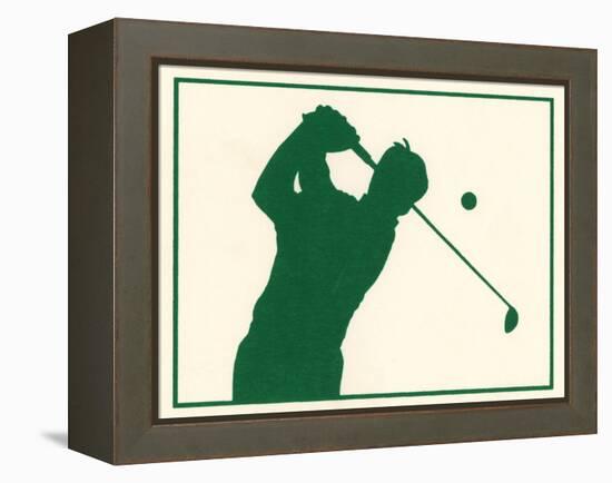 Male Golfer-Crockett Collection-Framed Premier Image Canvas