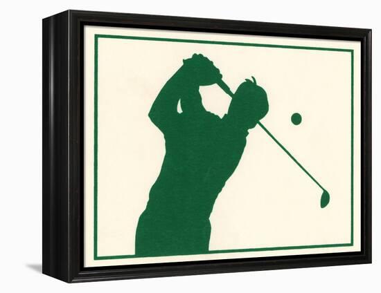 Male Golfer-Crockett Collection-Framed Premier Image Canvas