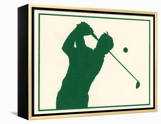 Male Golfer-Crockett Collection-Framed Premier Image Canvas