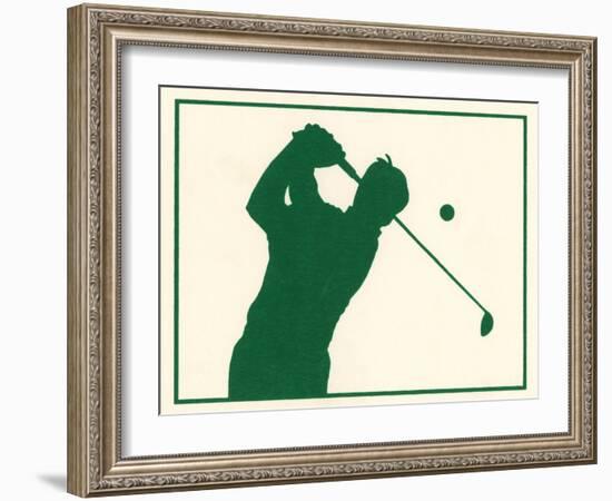 Male Golfer-Crockett Collection-Framed Giclee Print